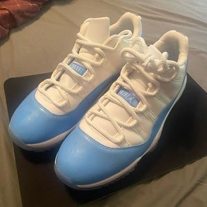 Used Jordan 11 Retro Low Columbia Blue Size 10